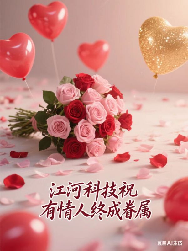 七夕良辰至，愛(ài)意漫星河。江河科技祝愿每對(duì)有情人，既能共享朝朝暮暮的溫情，也能攜手奔赴歲歲年年的美好!
